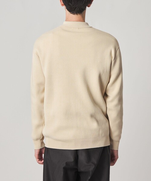 Steven Alan＞ T/C ミラノリブ ポロカラー ニット（ニット/セーター