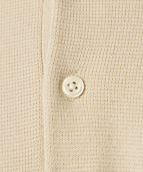 Steven Alan（スティーブンアラン）の「＜Steven Alan＞ T/C ミラノリブ ポロカラー ニット（ニット/セーター・メンズ・ブラック/オフホワイト/グレー・S/M/L/XL）」の21枚目の写真