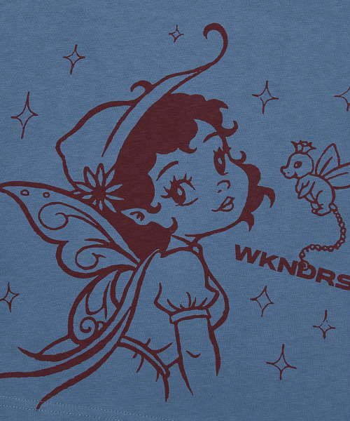 WKNDRS（ウィーキャンドース）の「FAIRY LS T-SHIRT (L.BLUE)（Tシャツ/カットソー・レディース・その他・LARGE/X-LARGE/MEDIUM）」の6枚目の写真