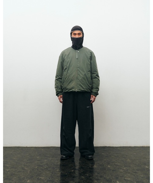 YDOT（ワイドット）の「【YDOT / ワイドット】COLLARLESS BOMBER DOWN JACKET / カラーレスボンバーダウンジャケット YU41605（ダウンジャケット/コート・メンズ・ブラック/セージグリーン・M/L）」の10枚目の写真