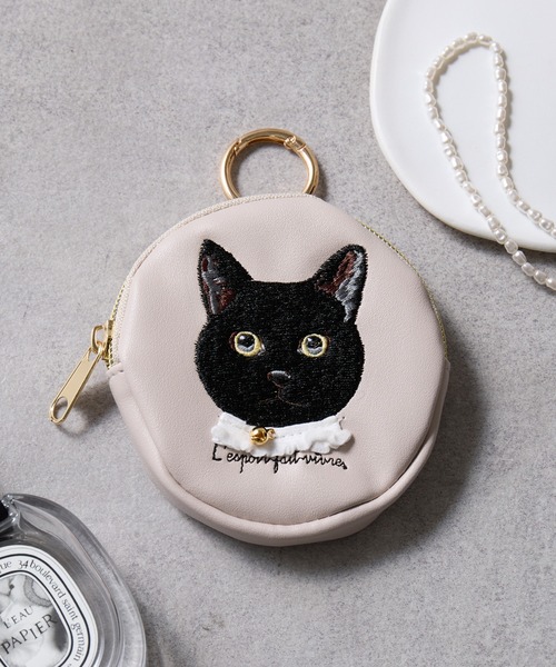 セール】【SETUP7】アトリエ・ポピン丸ポーチ アニマル 犬 猫