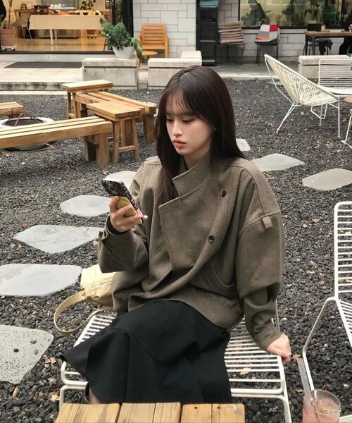 Miseki SEOUL(ミセキソウル)の「Diagonal midi skirt BLACK(スカート・レディース・その他・2/1)」の5枚目の写真