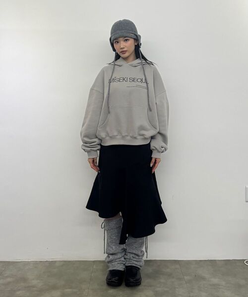 Miseki SEOUL(ミセキソウル)の「Diagonal midi skirt BLACK(スカート・レディース・その他・2/1)」の3枚目の写真