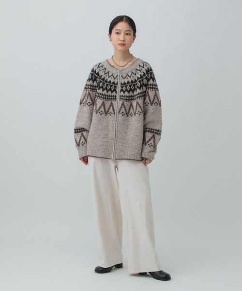 LEPSIM(レプシィム)の「表起毛パンツ 582184(その他パンツ・レディース・チャコールグレー/ブラウン/オートミール・FREE)」の7枚目の写真