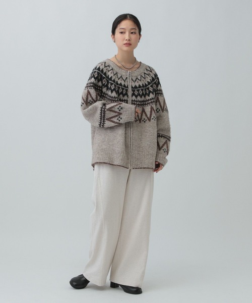 LEPSIM(レプシィム)の「表起毛パンツ 582184(その他パンツ・レディース・チャコールグレー/ブラウン/オートミール・FREE)」の8枚目の写真