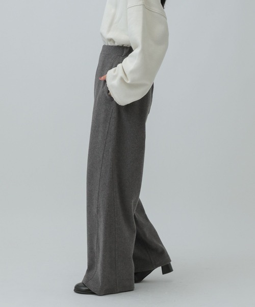 LEPSIM(レプシィム)の「表起毛パンツ 582184(その他パンツ・レディース・チャコールグレー/ブラウン/オートミール・FREE)」の11枚目の写真