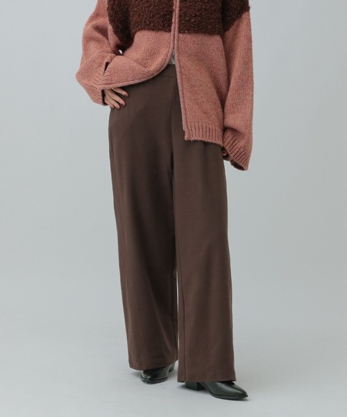 LEPSIM(レプシィム)の「表起毛パンツ 582184(その他パンツ・レディース・チャコールグレー/ブラウン/オートミール・FREE)」の17枚目の写真