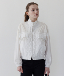 TTUDEMENT（トュードメント）の「STAND COLLAR BLOUSON WHITE（MA-1）」