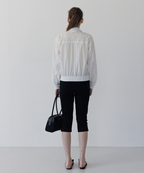 TTUDEMENT(トュードメント)の「STAND COLLAR BLOUSON WHITE(ブルゾン・レディース・その他・FREE)」の4枚目の写真