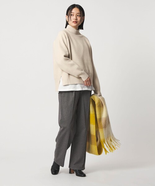 A DAY IN THE LIFE UNITED ARROWS(アデイインザライフユナイテッドアローズ)の「ハイネックニット <A DAY IN THE LIFE>(ニット/セーター・レディース・ネイビー/ライム/ライラック/ナチュラル・FREE)」の9枚目の写真