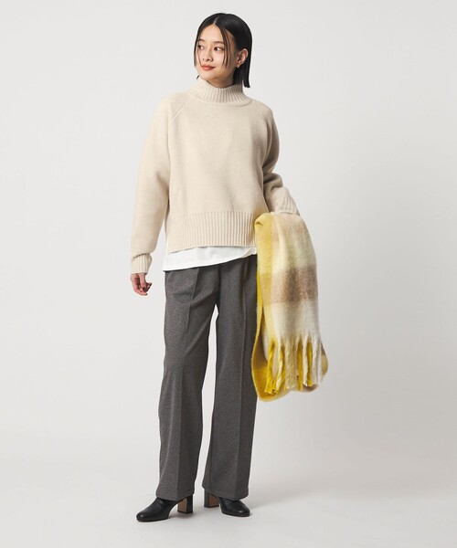 A DAY IN THE LIFE UNITED ARROWS(アデイインザライフユナイテッドアローズ)の「ハイネックニット <A DAY IN THE LIFE>(ニット/セーター・レディース・ネイビー/ライム/ライラック/ナチュラル・FREE)」の10枚目の写真
