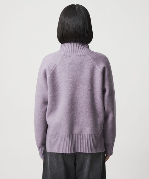 A DAY IN THE LIFE UNITED ARROWS(アデイインザライフユナイテッドアローズ)の「ハイネックニット <A DAY IN THE LIFE>(ニット/セーター・レディース・ネイビー/ライム/ライラック/ナチュラル・FREE)」の13枚目の写真