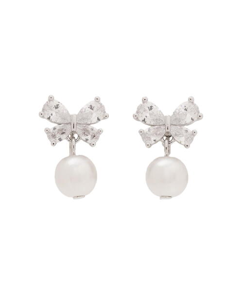 JILL by JILL STUART(ジルバイジルスチュアート)の「◇Cubic ドロップパールイヤリング(イヤリング・レディース・ゴールド/シルバー・FREE)」の10枚目の写真