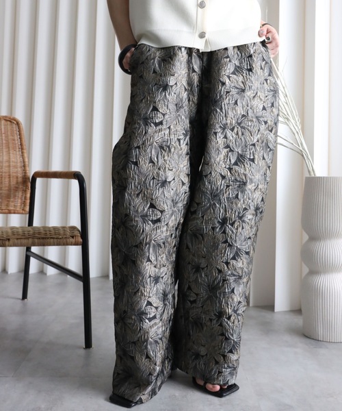 新品UTAKIウタキジャガードスラックスパンツbackboneバックボーン