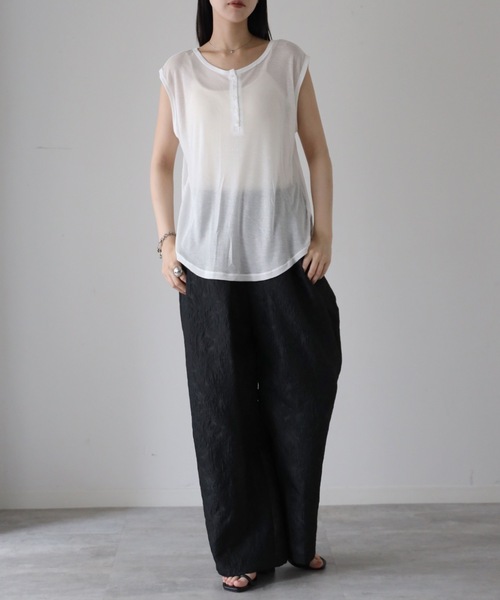 model：164cm. 着用サイズ：FREE