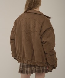 embossing fur blouson / エンボスファー付きブルゾン