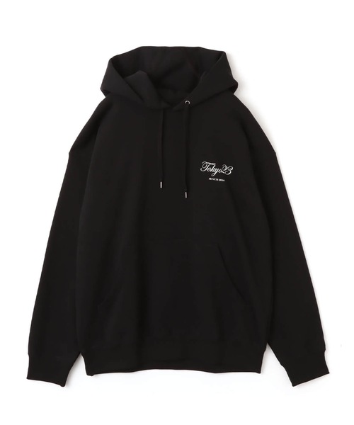 TOKYO 23(トウキョウニジュウサン)の「TOKYO 23 Emblem Hooded Sweatshirt / トウキョウ 23 エンブレム フード スウェットシャツ(パーカー・メンズ・ブラック/ホワイト/カモフラージュ・M/L/XL/XXL)」の1枚目の写真