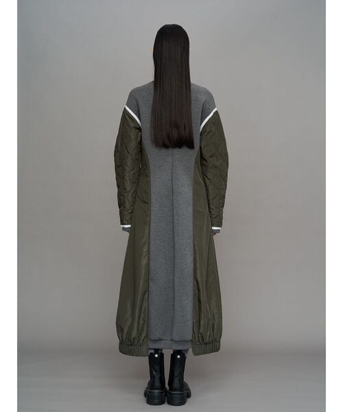 UN3D.（アンスリード）の「LINER JACKET DOCKING JERSEY OP / ライナージャケットドッキングジャージワンピース（ワンピース・レディース・ブラック/その他1・38/36）」の10枚目の写真