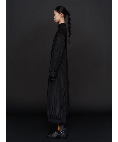 UN3D.（アンスリード）の「LINER JACKET DOCKING JERSEY OP / ライナージャケットドッキングジャージワンピース（ワンピース・レディース・ブラック/その他1・38/36）」の16枚目の写真