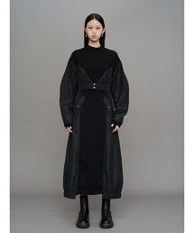 UN3D. | LINER JACKET DOCKING JERSEY OP / ライナージャケットドッキングジャージワンピース(ワンピース)