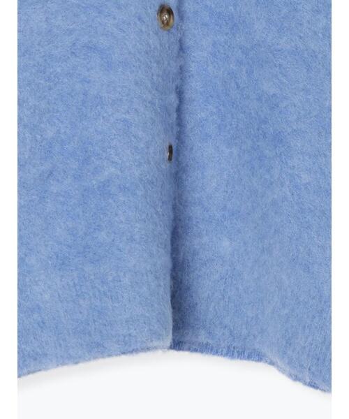 Lugnoncure（ルノンキュール）の「起毛Vネックカーディガン（カーディガン/ボレロ・レディース・ベージュ/ピンク/ブラック/ブルー/グレー・F）」の22枚目の写真