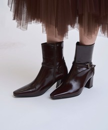 NOELA（ノエラ）の「ベルトデザインショートブーツ（ブーツ）」