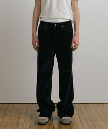 DUSTYWHITE（ダスティーホワイト）の「VELVET WASHED DENIM STRAIGHT PANTS（デニムパンツ・メンズ）」