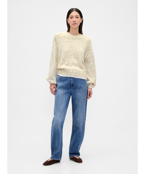 GAP(ギャップ)の「コットンブレンド リラックスフィット クルーネックセーター(ニット/セーター・レディース・ライトブルー/ピンク/ベージュ/マルチ・XXS/XL/L/M/S/XS)」の19枚目の写真