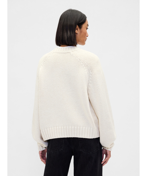 GAP(ギャップ)の「コットンブレンド リラックスフィット クルーネックセーター(ニット/セーター・レディース・ライトブルー/ピンク/ベージュ/マルチ・XXS/XL/L/M/S/XS)」の10枚目の写真