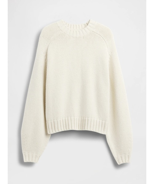 GAP(ギャップ)の「コットンブレンド リラックスフィット クルーネックセーター(ニット/セーター・レディース・ライトブルー/ピンク/ベージュ/マルチ・XXS/XL/L/M/S/XS)」の7枚目の写真