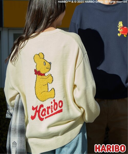 VENCEEXCHANGE（ヴァンスエクスチェンジ）の「HARIBO Retro クルーネックニット（ニット/セーター・メンズ・ブラック/オフホワイト・M/L）」の3枚目の写真