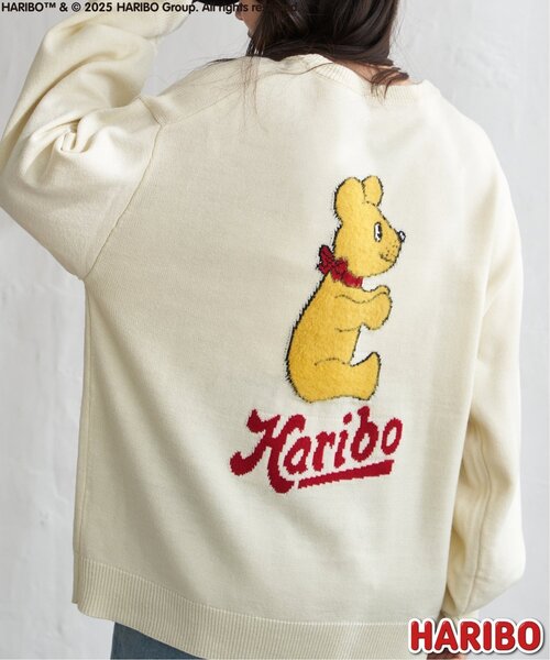 VENCEEXCHANGE（ヴァンスエクスチェンジ）の「HARIBO Retro クルーネックニット（ニット/セーター・メンズ・ブラック/オフホワイト・M/L）」の7枚目の写真