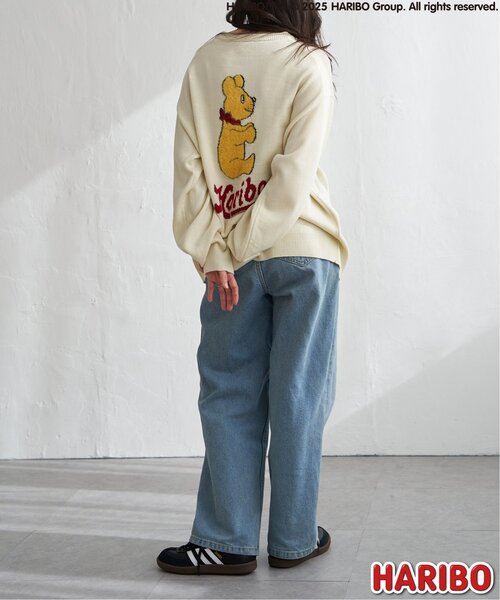 VENCEEXCHANGE（ヴァンスエクスチェンジ）の「HARIBO Retro クルーネックニット（ニット/セーター・メンズ・ブラック/オフホワイト・M/L）」の8枚目の写真