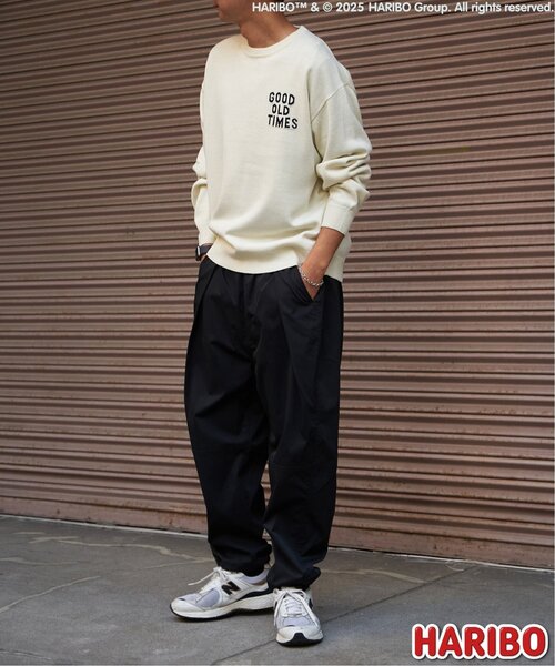 VENCEEXCHANGE（ヴァンスエクスチェンジ）の「HARIBO Retro クルーネックニット（ニット/セーター・メンズ・ブラック/オフホワイト・M/L）」の12枚目の写真