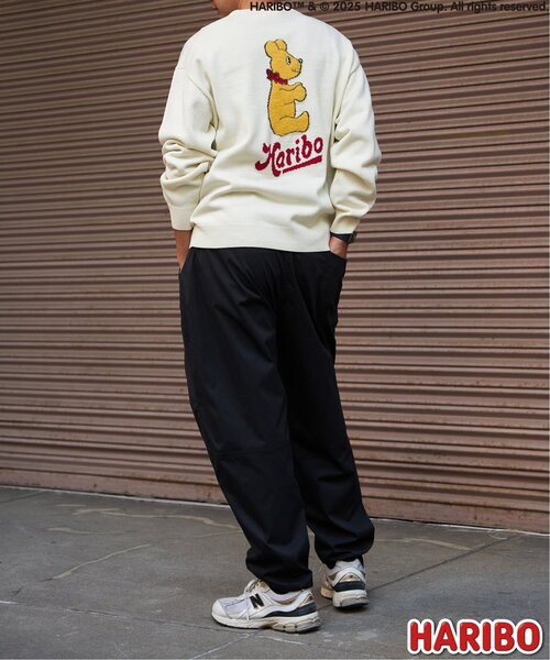 VENCEEXCHANGE（ヴァンスエクスチェンジ）の「HARIBO Retro クルーネックニット（ニット/セーター・メンズ・ブラック/オフホワイト・M/L）」の14枚目の写真