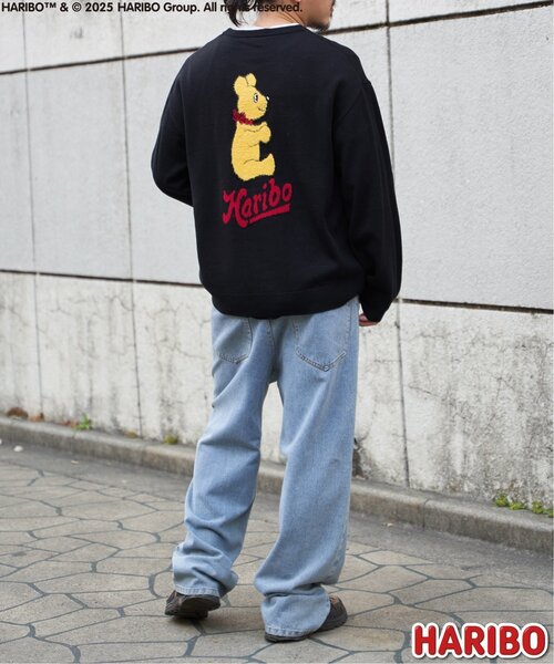 VENCEEXCHANGE（ヴァンスエクスチェンジ）の「HARIBO Retro クルーネックニット（ニット/セーター・メンズ・ブラック/オフホワイト・M/L）」の17枚目の写真