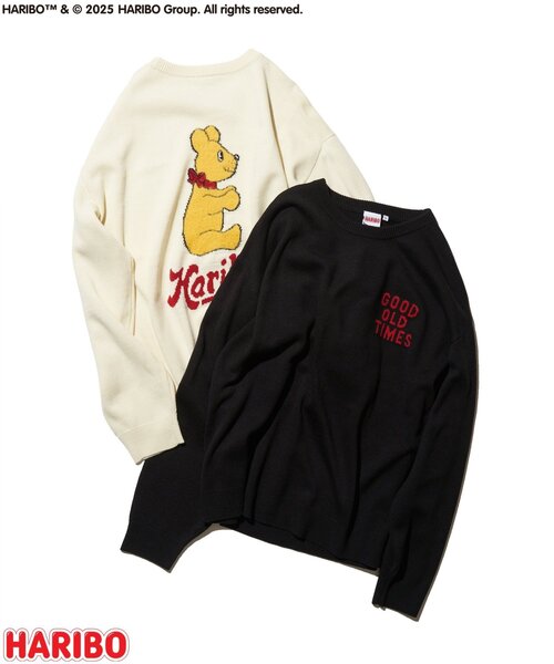 VENCEEXCHANGE（ヴァンスエクスチェンジ）の「HARIBO Retro クルーネックニット（ニット/セーター・メンズ・ブラック/オフホワイト・M/L）」の21枚目の写真