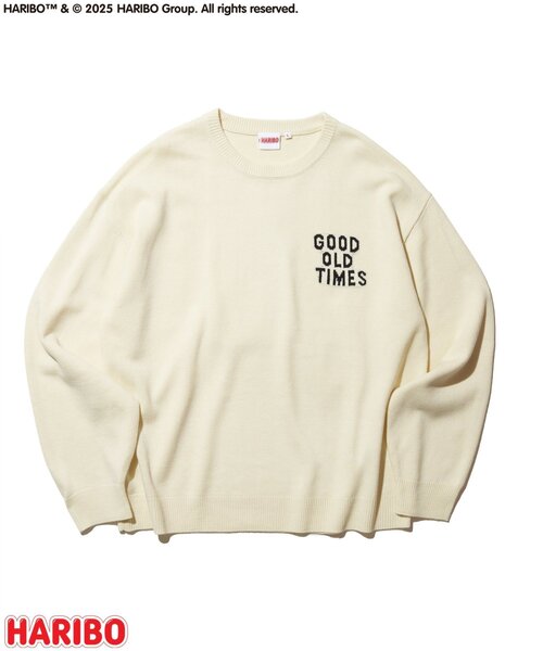 VENCEEXCHANGE（ヴァンスエクスチェンジ）の「HARIBO Retro クルーネックニット（ニット/セーター・メンズ・ブラック/オフホワイト・M/L）」の22枚目の写真