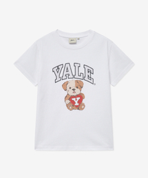 ウィメンズテディダンス半袖Tシャツ_ホワイト
