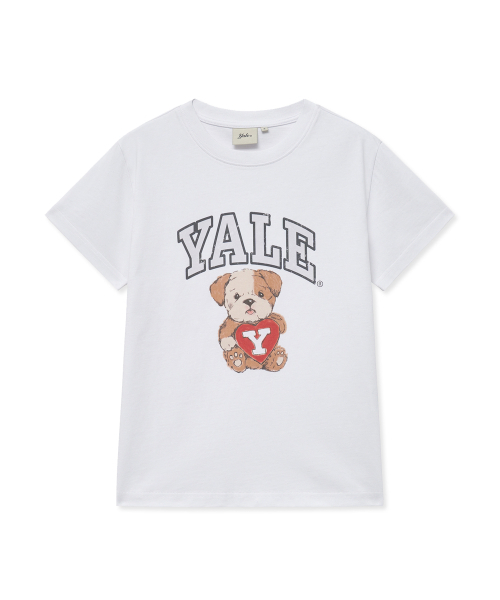 YALE(イェール)の「ウィメンズテディダンス半袖Tシャツ_ホワイト(Tシャツ/カットソー・レディース・その他・SMALL/MEDIUM)」の2枚目の写真
