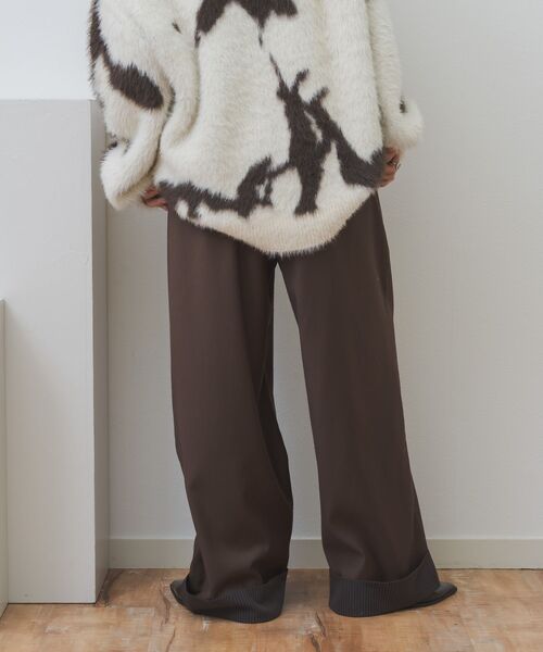 kivi（キヴィ）の「ロールアップタックパンツ（その他パンツ・レディース・ダークブルー/ブラウン・LARGE/MEDIUM）」の11枚目の写真