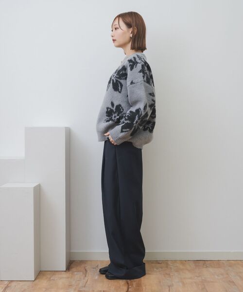 kivi（キヴィ）の「ロールアップタックパンツ（その他パンツ・レディース・ダークブルー/ブラウン・LARGE/MEDIUM）」の22枚目の写真