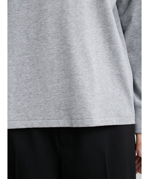 MIESROHE(ミースロエ)の「グラフィックロングスリーブT(Tシャツ/カットソー・レディース・グレー/ベージュ/ホワイト・F)」の16枚目の写真