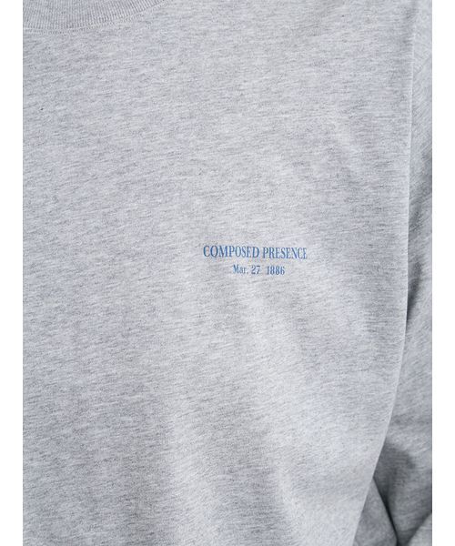MIESROHE(ミースロエ)の「グラフィックロングスリーブT(Tシャツ/カットソー・レディース・グレー/ベージュ/ホワイト・F)」の17枚目の写真