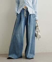 Omekashi | デニムイージーパンツ(デニムパンツ)