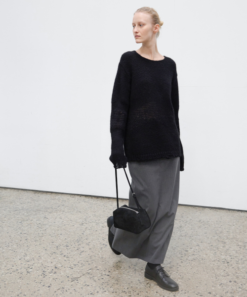 LEVAR(レバー)の「Straight Maxi Skirt - Stripe Charcoal(スカート・レディース・その他・SMALL/MEDIUM)」の2枚目の写真