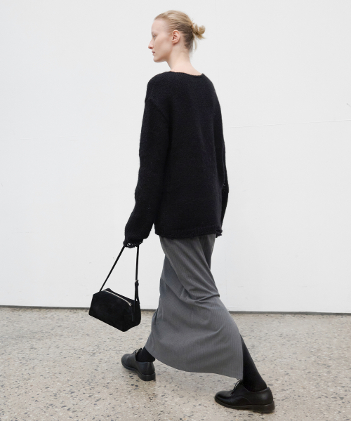 LEVAR(レバー)の「Straight Maxi Skirt - Stripe Charcoal(スカート・レディース・その他・SMALL/MEDIUM)」の3枚目の写真