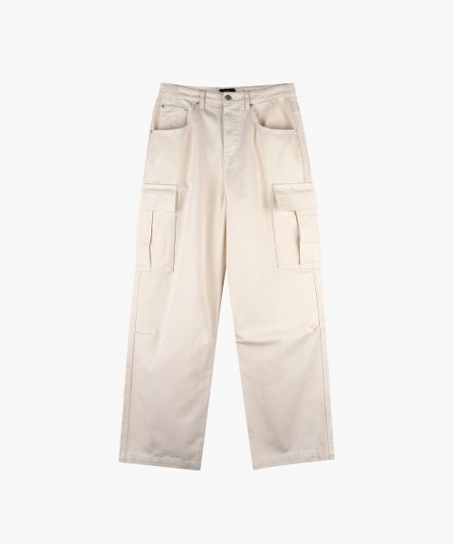ESN(イーエスエヌ)の「セミワイドカーゴコットンパンツクリーム(その他パンツ・メンズ・その他・LARGE/MEDIUM/X-LARGE)」の5枚目の写真