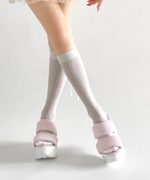 Shoes in Closet(シューズインクローゼット)の「+9.0㎝ 超軽量 厚底 スタイルアップソール フィット ベルト サンダル 6469(サンダル・レディース・ピンク/ブルー/ブラック×ブラック/アイボリー/ホワイト系3/ブラック系3・L/M/S/LL)」の17枚目の写真