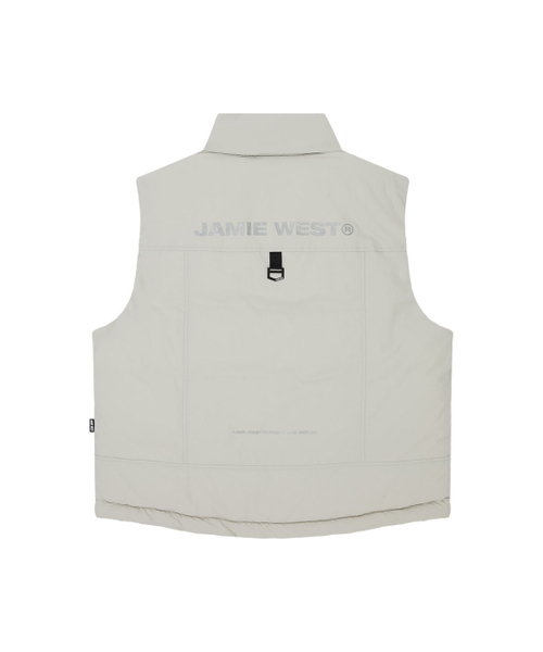 JAMIE WEST（ジェイミーウエスト）の「プリマロフトヒドンフードヘビーベスト（グレー）（ダウンベスト・レディース・その他・MEDIUM/LARGE/X-LARGE）」の6枚目の写真